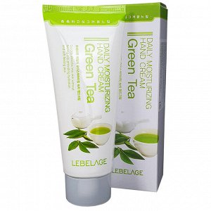 Крем для рук увлажняющий  с экстрактом зеленого чая (100мл) LEBELAGE DAILY MOISTURIZING GREEN TEA HAND CREAM (100ml)