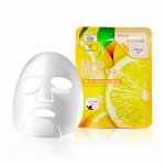 Маска с экстрактом лимона (10шт) 3W CLINIC FRESH LEMON MASK SHEET (10ea)