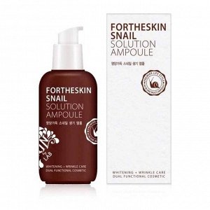 Ампульная эссенция с экстрактом муцина улитки (100ml) FORTHESKIN SNAIL SOLUTION AMPOULE (100ml)