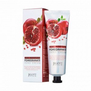 Увлажняющий крем для рук с экстрактом граната (100мл) JIGOTT REAL MOISTURE POMEGRANATE HAND CREAM (100ml)