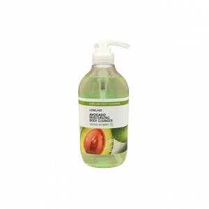 Смягчающий гель для душа с экстрактом авокадо (500мл) LEBELAGE AVOCADO MOISTURIZING BODY CLEANSER (500ml)