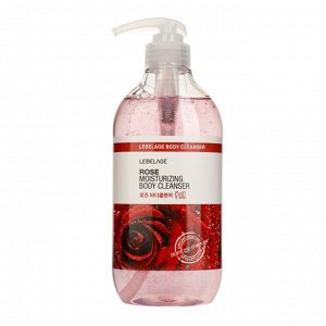 Увлажняющий гель для душа с экстрактом розы (500мл) LEBELAGE ROSE MOISTURIZING BODY CLEANSER (500ml)