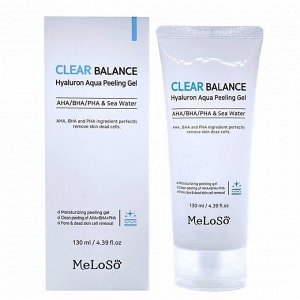 Пилинг-гель для лица (130мл) DR.MELOSO CLEAR BALANCE HYALURON AQUA PEELING GEL (130ml)