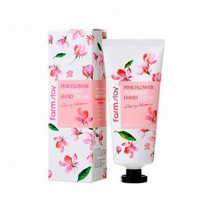 Крем для рук с экстрактом вишни (100мл) FARM STAY PINK FLOWER BLOOMING HAND CREAM CHERRY BLOSSOM (100ml)