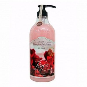 Гель для душа расслабляющий с экстрактом розы (1000мл) 3W CLINIC RELAXING BODY CLEANSER ROSE (1000ml)