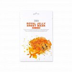 Тканевая маска для лица с маточным молочком TENZERO ROYAL JELLY SHEET MASK 10ea