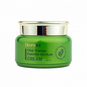 1495 Увлажняющий крем с маслом оливы (100мл) 1495 DEOPROCE OLIVE THERAPY ESSENTIAL MOISTURE CREAM (100ml)