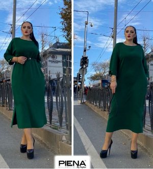 Платье от бренда "PIENA". Цвет зеленый