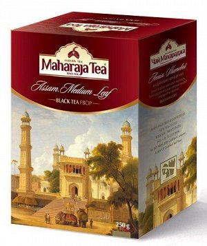 Чай чёрный листовой Assam Medium Leaf (FBOP) Maharaja Tea 250 гр.