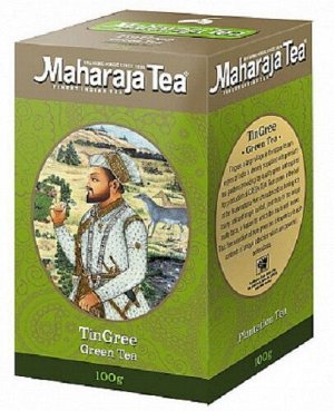 Чай зелёный листовой Assam TinGree Maharaja Tea 100 гр.