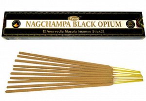 Благовония Ppure Nagchampa Black Opium 15 гр. (10-15 шт.)