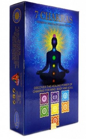 Благовония Ppure 7 Chakras 7 упак. по 15 гр. (блок)