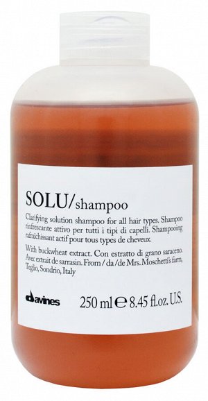 Давинес Освежающий шампунь для глубокого очищения волос Solu Shampoo, 250 мл (Davines, Essential Haircare)