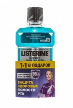 ЛИСТЕРИН Ополаскиватель д/полости рта Защита десен + Ополаскиватель &quot;Свежая мята&quot; 250 мл