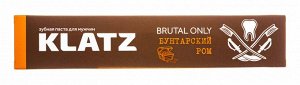 Клатц Зубная паста для мужчин "Бунтарский ром", 75 мл (Klatz, Brutal only)