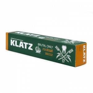 Клатц Зубная паста для мужчин "Убойный виски", 75 мл (Klatz, Brutal only)