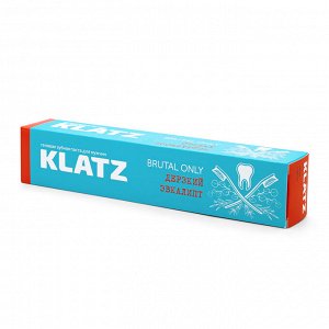 Клатц Зубная паста для мужчин "Дерзкий эвкалипт", 75 мл (Klatz, Brutal only)