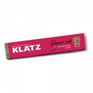 Клатц Зубная паста для девушек "Земляничный смузи" без фтора, 75 мл (Klatz, Glamour Only)