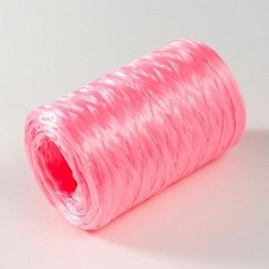 Пряжа "Для вязания мочалок" 100% полипропилен 400м/100±10 гр (персик)
