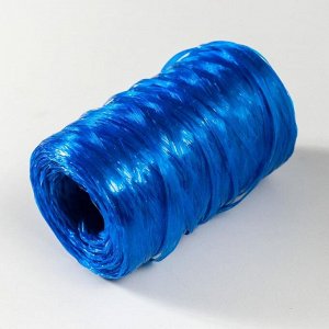 Пряжа "Для вязания мочалок" 100% полипропилен 400м/100±10 гр в форме цилиндра (синий перлам)