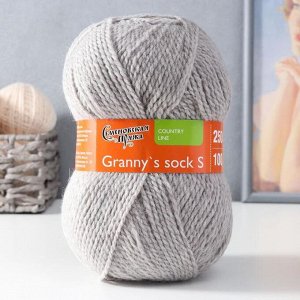 Пряжа Granny`s sock S (Бабушкин носокПШ) 30% шерсть 70% акрил  250м/100гр м.перлам. (4019)