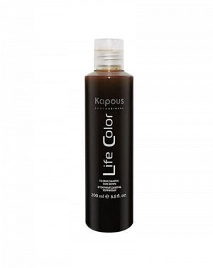 Капус Профессионал Оттеночный шампунь для волос Life Color коричневый, 200 мл (Kapous Professional, Kapous Professional)