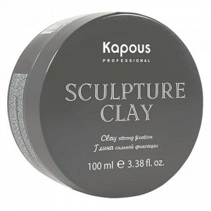 Капус Профессионал Глина для укладки волос нормальной фиксации Sculpture Clay, 100 мл (Kapous Professional, Kapous Professional)