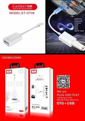OTG Переходник Lightning Apple to USB 3.0