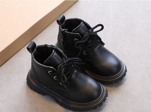 Детские ботинки для мальчика, цвет черный