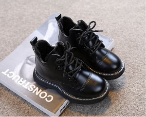 Детские ботинки, цвет черный