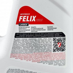 Антифриз FELIX Carbox-40 G12 ТС красный, 5 кг