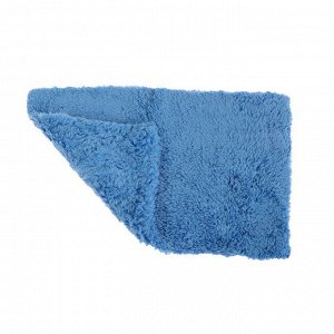 Микрофибра Grand Caratt для полировки, плюшевая, 20x30 см, синяя