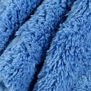Микрофибра Grand Caratt для полировки, плюшевая, 20x40 см, синяя