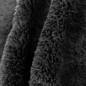 Микрофибра Grand Caratt для полировки, плюшевая, 20x30 см, черная