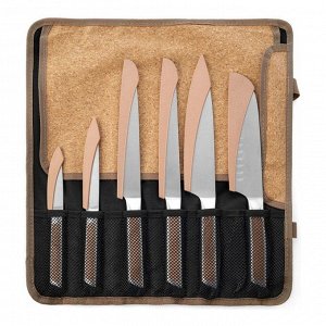 Набор ножей SELECTION с чехлами в подарочной упаковке из натуральной пробки, 7 предметов