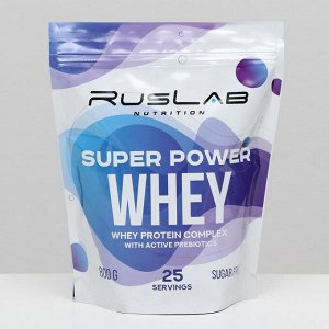Протеин RusLabNutrition Super Power Whey, ваниль, 800 г