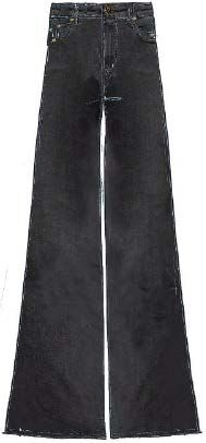 Джинсы PAUPULO FLARED HIGHT PJ824