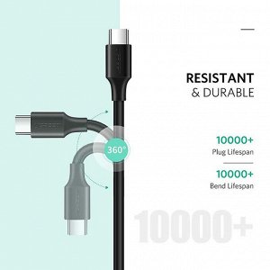 Ugreen Кабель USB Type C  2.0 - USB Type C 2.0 3A 1,5 м.