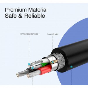 Ugreen Кабель USB Type C  2.0 - USB Type C 2.0 3A 1,5 м.