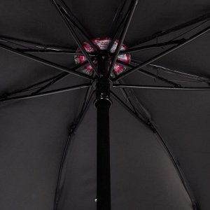 Зонт механический «Клетка», 4 сложения, 8 спиц, R = 47 см, цвет МИКС