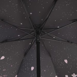 Зонт механический «Night garden», 4 сложения, 8 спиц, R = 47 см, цвет МИКС
