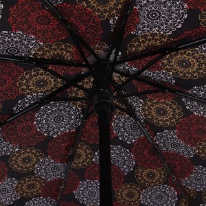 Зонт автоматический «Pattern», 3 сложения, 8 спиц, R = 47 см, цвет МИКС