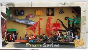 Набор игровой  "Пираты" (фигурки,корабль),кор 60*32см