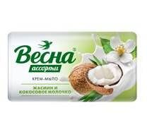 Фабрика игрушек Весна Туалетное Мыло &quot;Весна&quot; жасмин кокосовое молочко 90гр