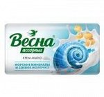 Туалетное Мыло &quot;Весна&quot; АССОРТИ морские минералы и соевое молочко 90гр