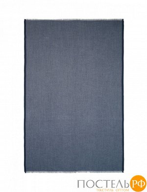 ELVANG Плед 130/190 беби альпака 100%, 470 гр Herringbone dark blue/grey
