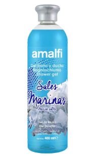 AMALFI Гель 400мл для ванн и душа "Морская соль" для всех типов кожи