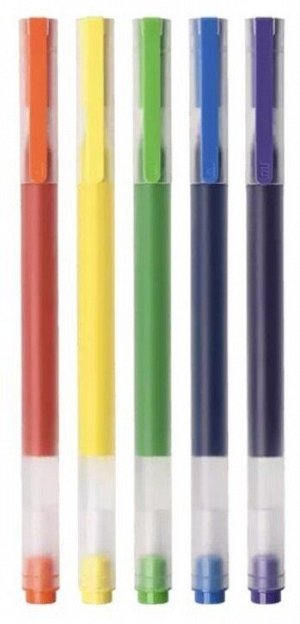 Набор цветных гелевых ручек Xiaomi MI Jumbo Colourful Pen 5шт