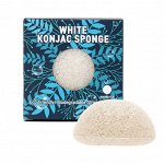 Trimay Очищающий спонж конняку White Konjac Sponge