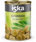 Зеленые оливки &quot;ISKA&quot; б/к 300мл